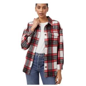 Rails Flannel Wool Blend Shacket L